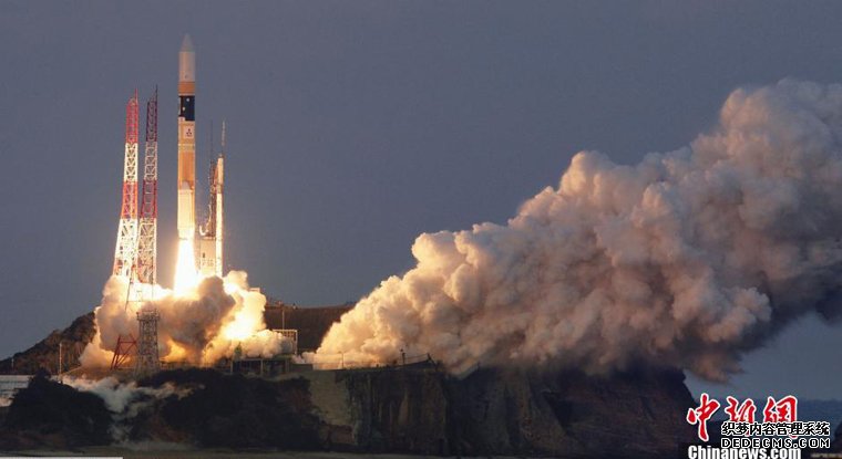 日本载X射线天文卫星H2A火箭发射 可观测黑洞