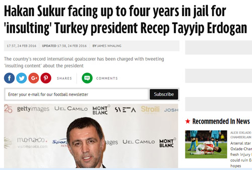 本港台直播:国米名宿涉嫌辱土耳其总统 将遭庭审恐入狱4年