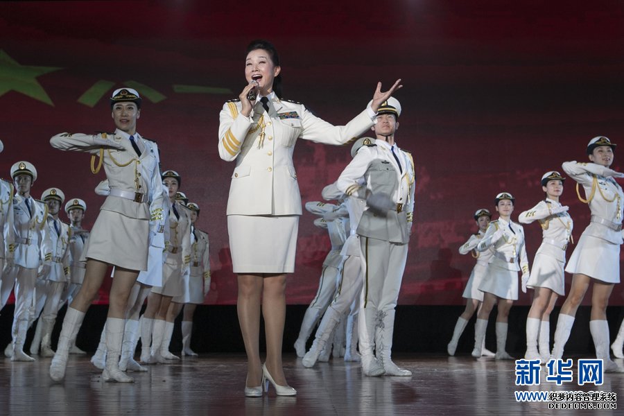 《人民海军精神颂》在北京师范大学演出