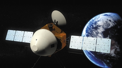 1发射，由长征五号运载火箭将火星探测器直接送入地火转移轨道。火星距离地球最远达4亿公里，探测器在器箭分离后经过约7个月巡航飞行被火星引力捕获。
