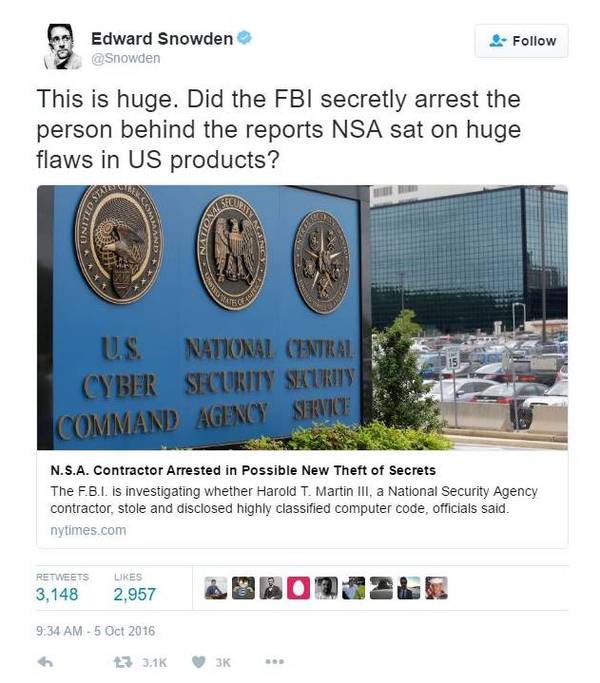 wzatv:【j2开奖】美国家安全局爆出史上最大泄密案，50TB机密材料横跨20年，危害无法估计