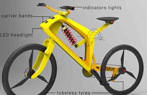 码报:【j2开奖】自给自足 能发电自供的创意新型自行车