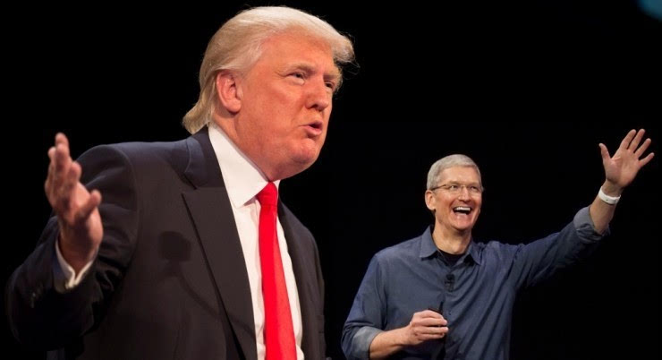 wzatv:【图】尴尬!特朗普告诉库克:苹果得把生产线从中国搬回来