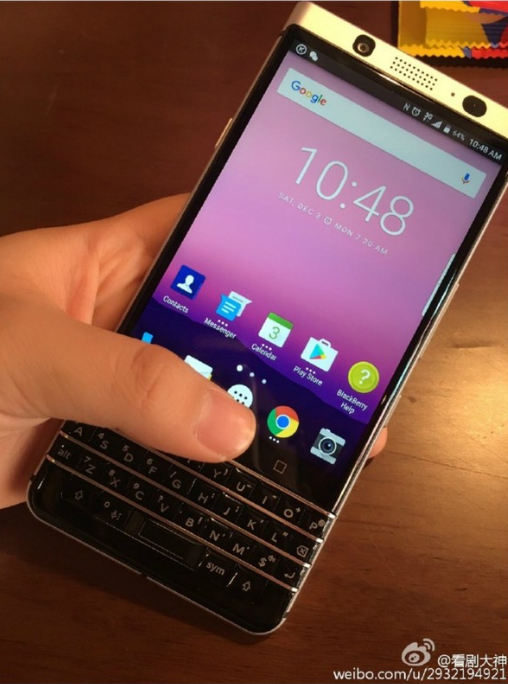 【j2开奖】TCL牌黑莓手机曝光：配备实体键盘，屏幕仅4.5寸