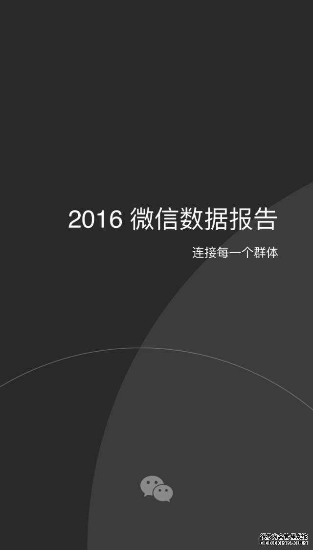 2016微信数据报告：日均登录用户7.68亿