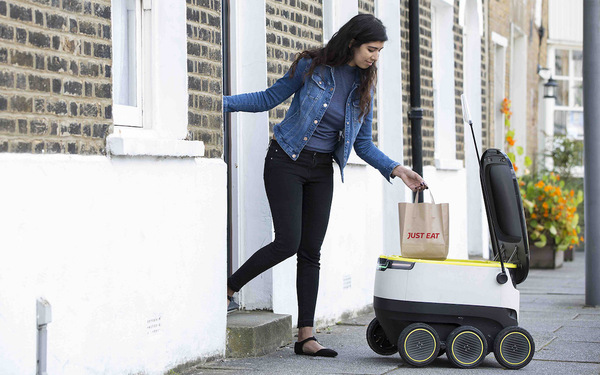【j2开奖】美国弗吉尼亚通过法律，快递机器人可以上街送货了