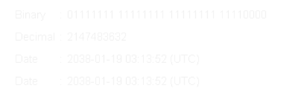 码报:【图】到2038年1月19日那天，Unix时钟会失效吗？