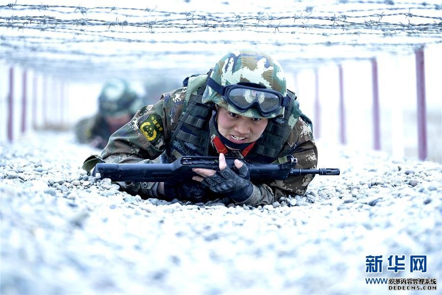 #（军事）（2）新疆喀什：武警特战队员开展极限训练