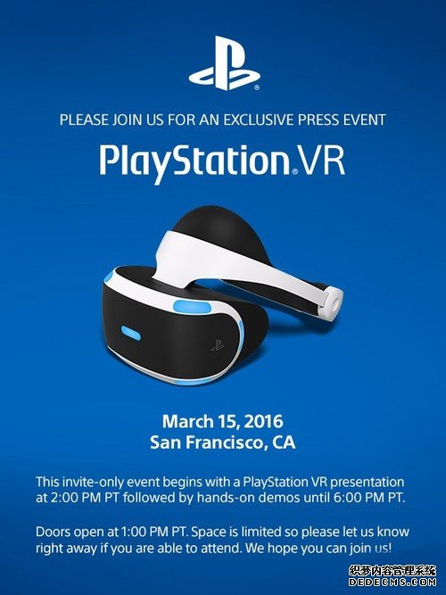 索尼大杀器！PlayStation VR即将正式发布