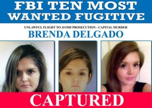 FBI通缉女逃犯落网，这名墨西哥女子因为男友另结新欢，不甘被甩，所以买凶杀死情敌。 已在墨西哥被捕。