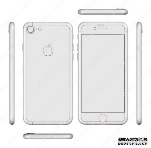 供应商爆料iPhone 7手机设计图