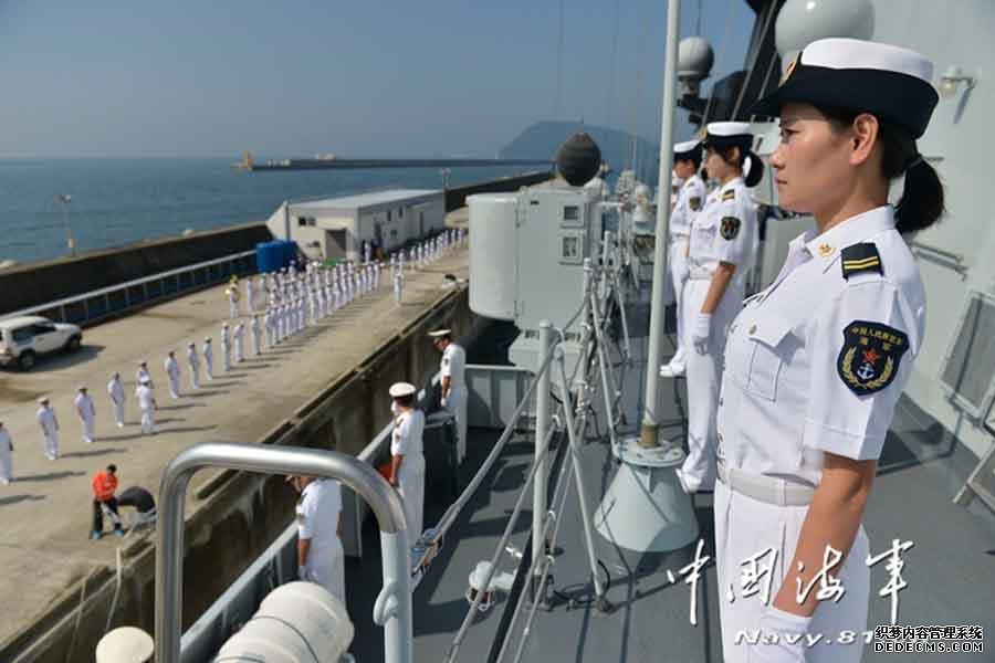 海军第二十二批护航编队访问韩国