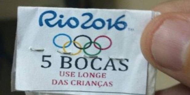 毒贩借奥运促销 里约警方查获五环标识可卡因