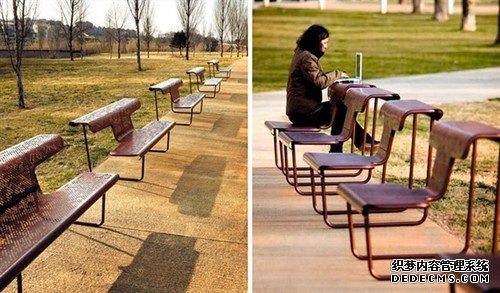 全世界最奇葩的公共座椅 你见过几个？