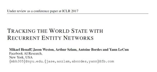 码报:【j2开奖】深度 | Yann LeCun提交ICLR 2017论文汇总：从生成对抗网络到循环实体网络等