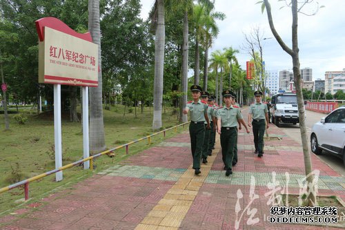 广西叫堪边境检查站组织临退伍老兵开展革命传统教育