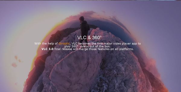 wzatv:【图】播放软件 VLC 预缆版新增支持 360 内容，预计月底推出正式版
