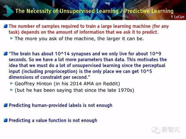 码报:【j2开奖】【NIPS 主旨演讲】Yann LeCun：用预测学习替代无监督学习（75PPT）