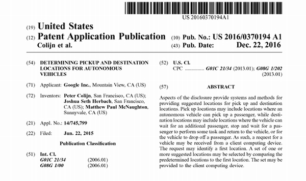码报:【j2开奖】Google 这项自动驾驶的新专利，可能会让 Uber 瑟瑟发抖