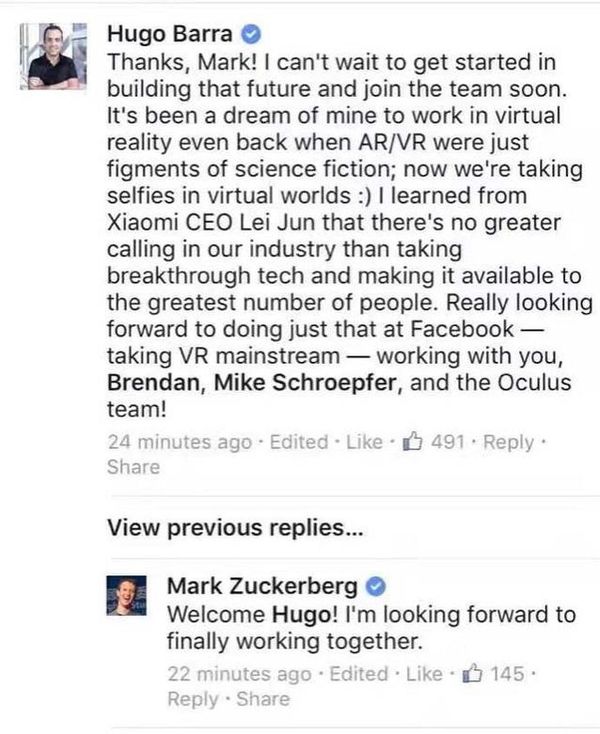 报码:【j2开奖】吐槽北京雾霾的前小米副总裁加盟FB 还负责Oculus