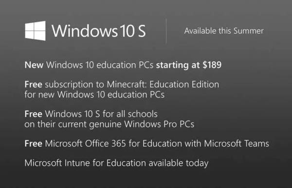 码报:【j2开奖】抢占 Google 教育市场的大杀招，微软推出轻量级系统 Windows 10 S