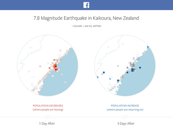 报码:Facebook发布了便于救援的“灾难地图”, 这是一项