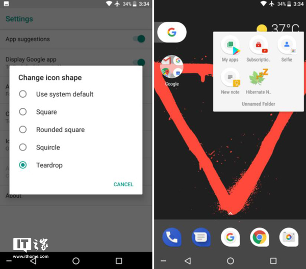 报码:Android O新特性：泪滴状图标是什么鬼？